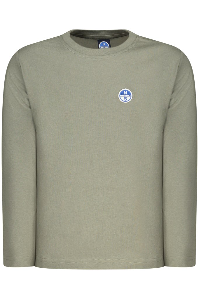 NORTH SAILS T-SHIRT MANICHE LUNGHE BAMBINO VERDE