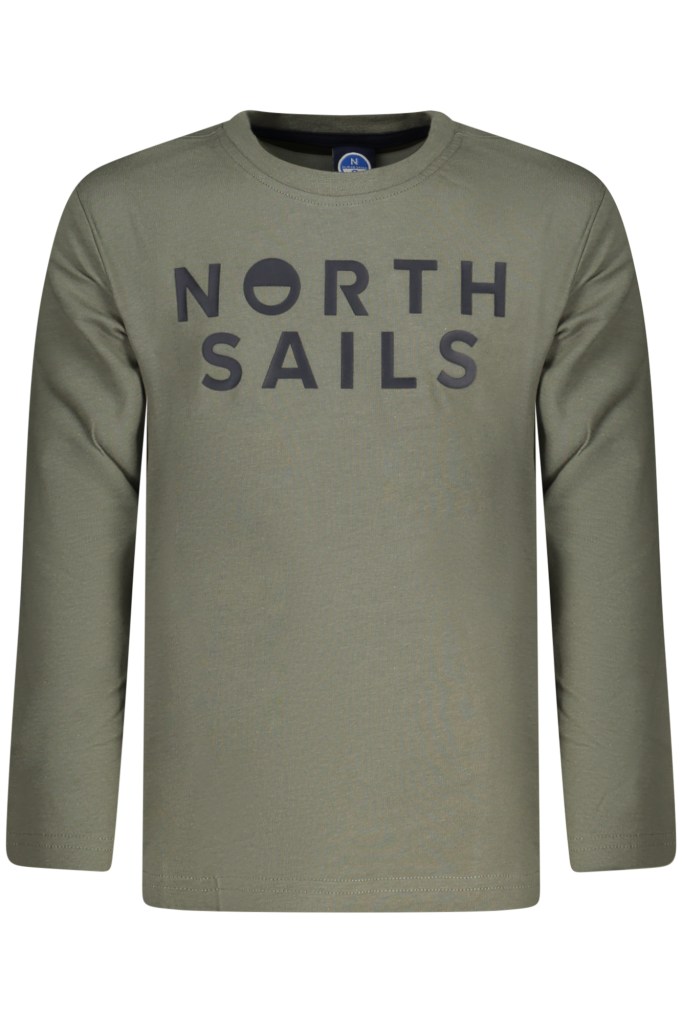 NORTH SAILS T-SHIRT MANICHE LUNGHE BAMBINO VERDE