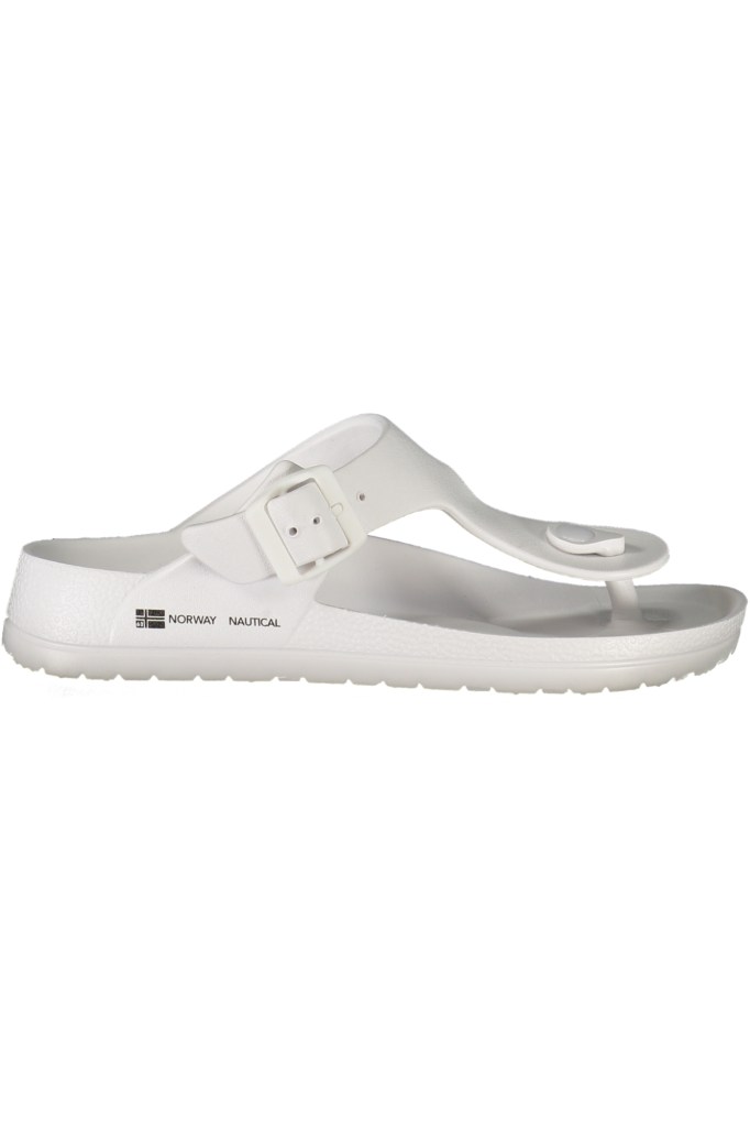 NORWAY 1963 CALZATURA CIABATTA DONNA BIANCO