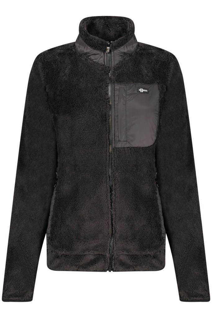 NORWAY 1963 FELPA CON ZIP DONNA NERO