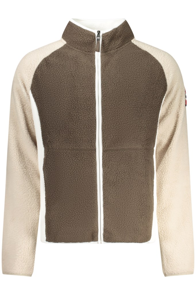 NORWAY 1963 FELPA CON ZIP UOMO MARRONE