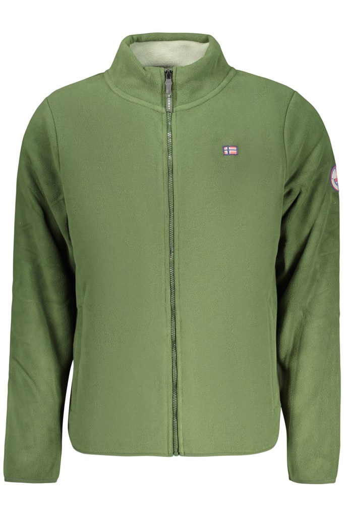 NORWAY 1963 FELPA CON ZIP UOMO VERDE