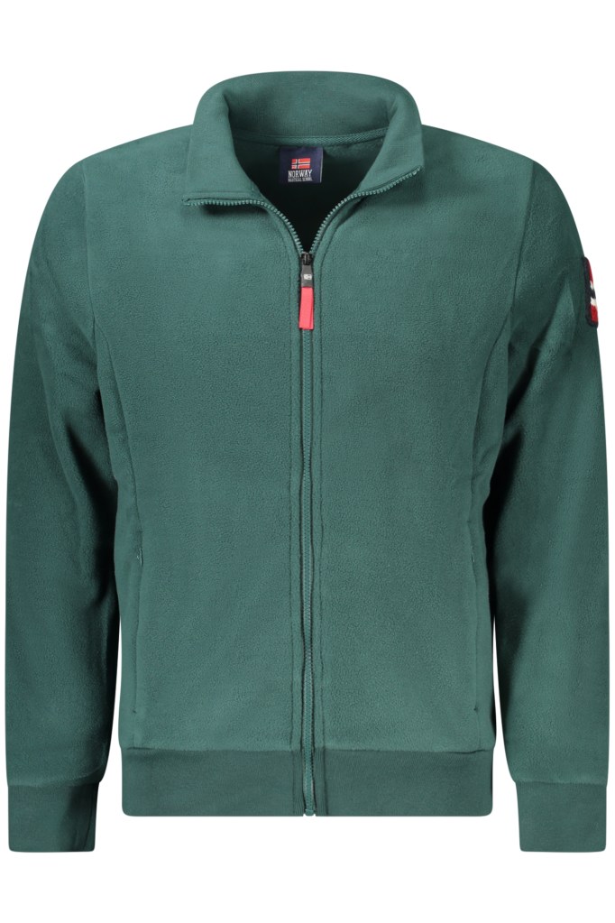 NORWAY 1963 FELPA CON ZIP UOMO VERDE