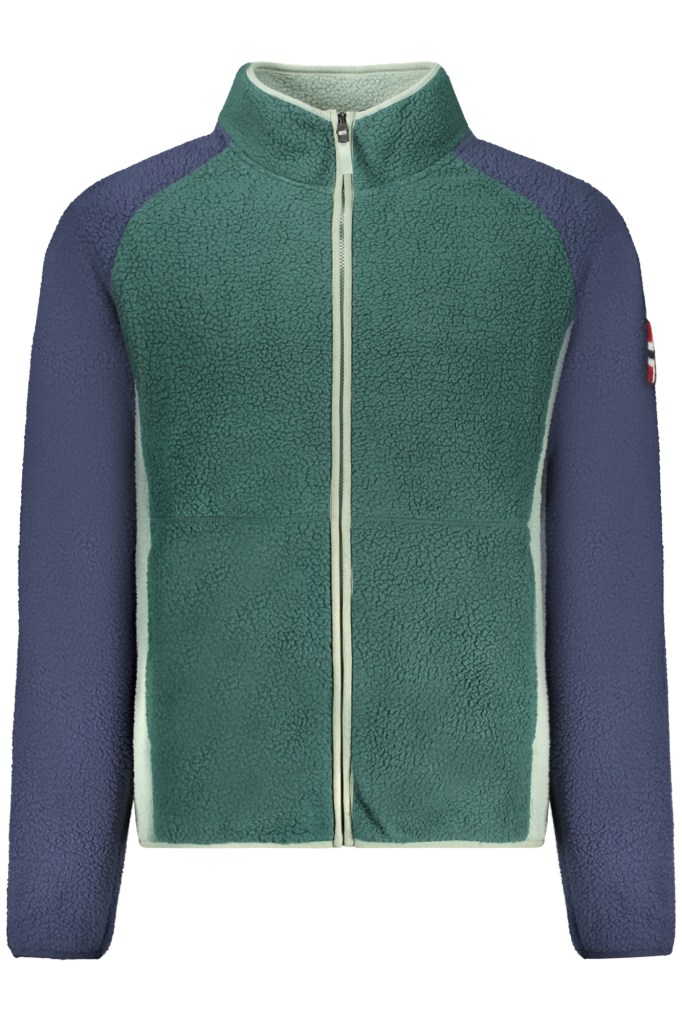 NORWAY 1963 FELPA CON ZIP UOMO VERDE