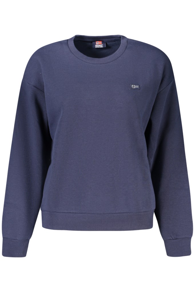 NORWAY 1963 FELPA SENZA ZIP DONNA BLU