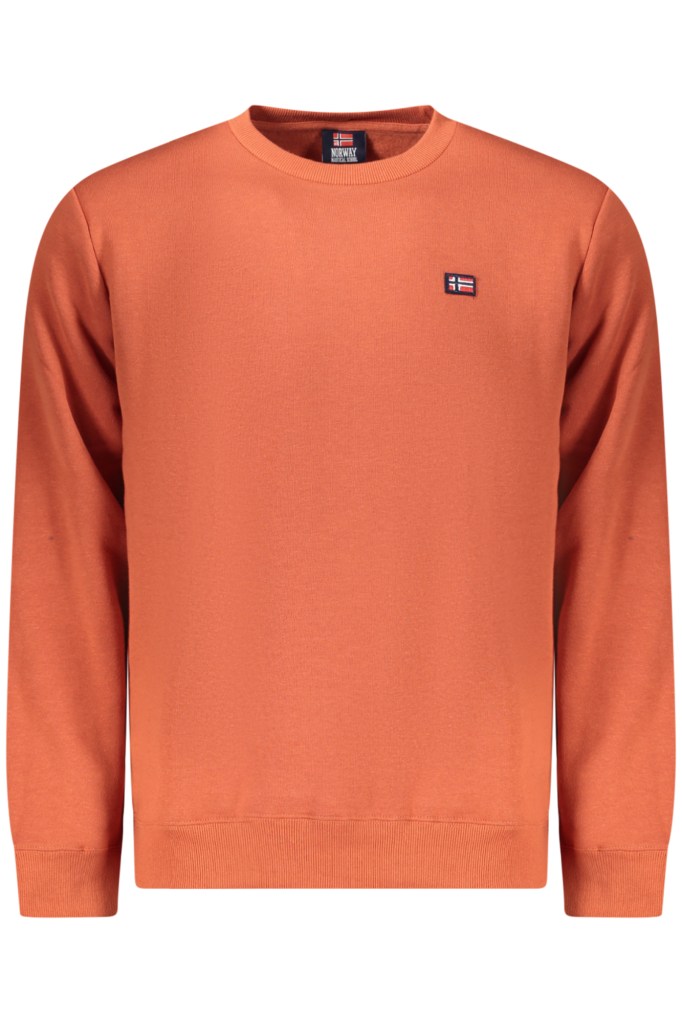 NORWAY 1963 FELPA SENZA ZIP UOMO ARANCIO
