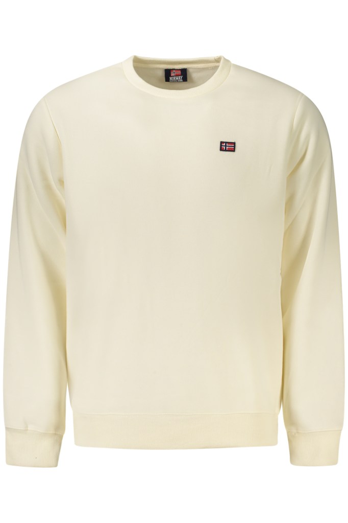 NORWAY 1963 FELPA SENZA ZIP UOMO BIANCO