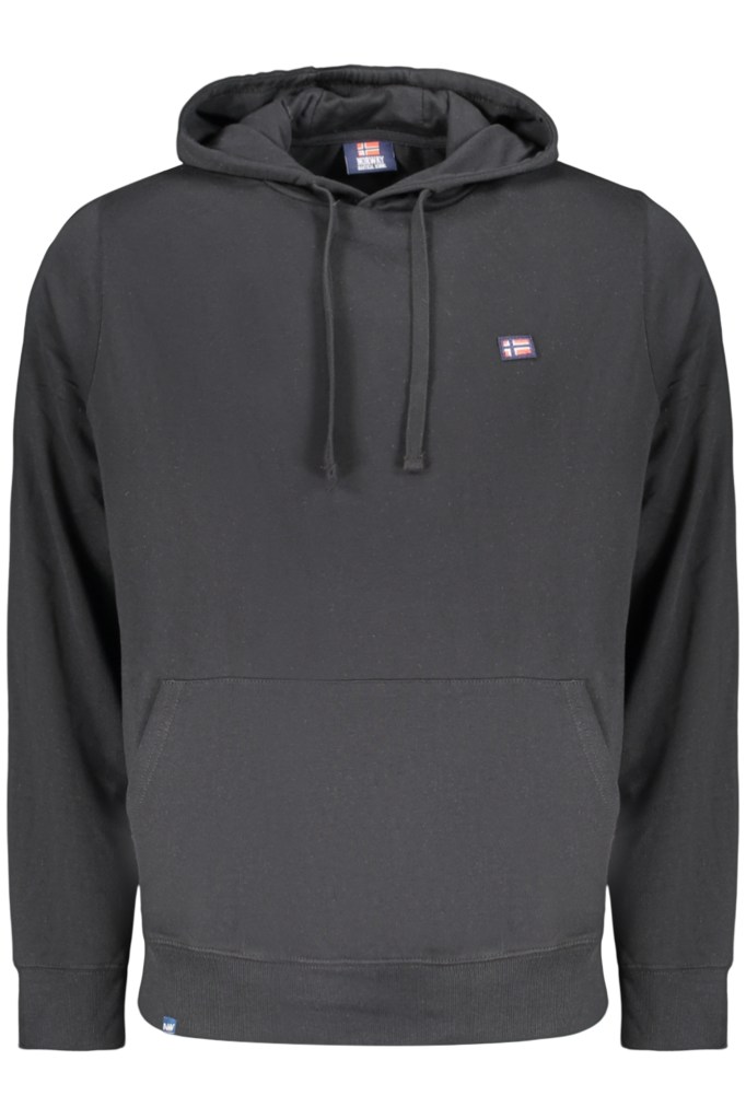 NORWAY 1963 FELPA SENZA ZIP UOMO NERO