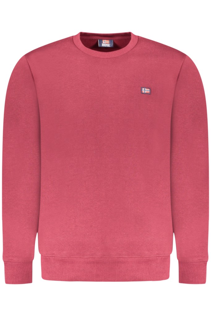 NORWAY 1963 FELPA SENZA ZIP UOMO ROSSO