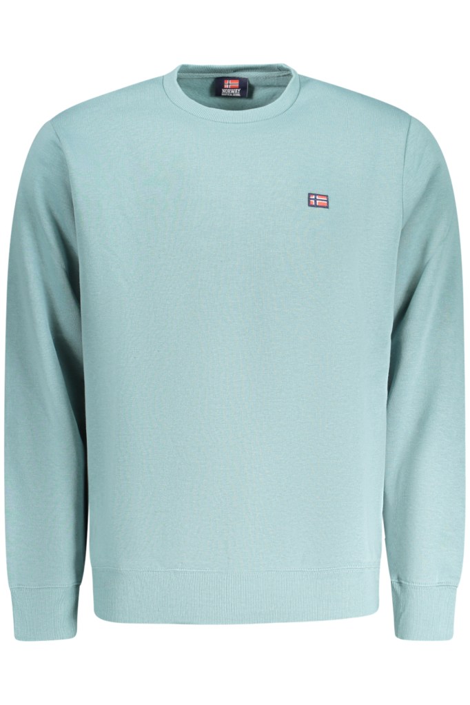 NORWAY 1963 FELPA SENZA ZIP UOMO VERDE