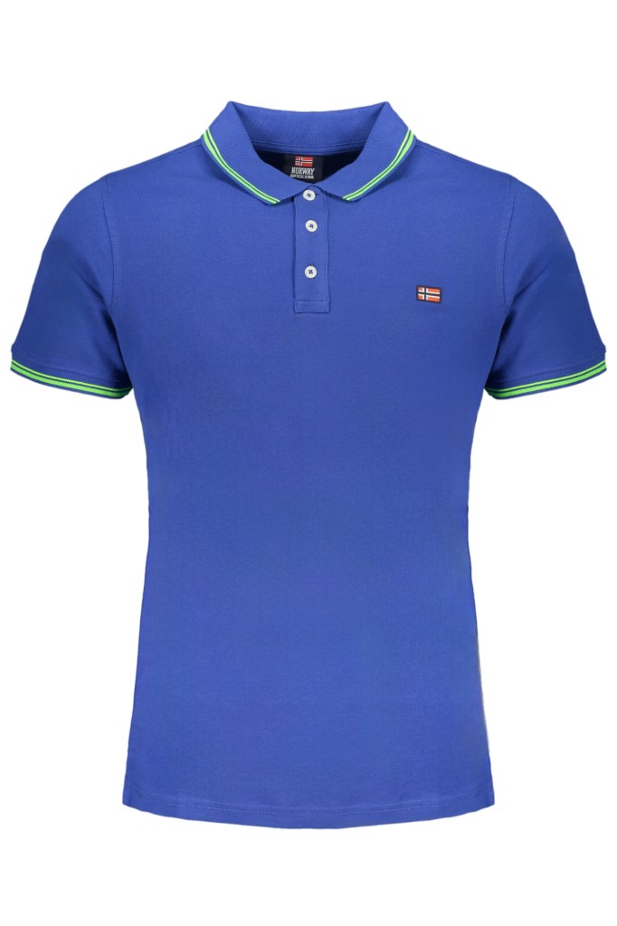 NORWAY 1963 POLO MANICHE CORTE UOMO BLU