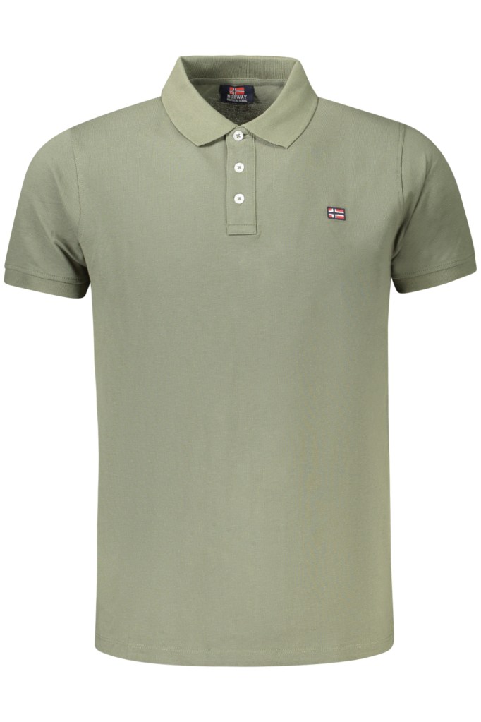 NORWAY 1963 POLO MANICHE CORTE UOMO VERDE