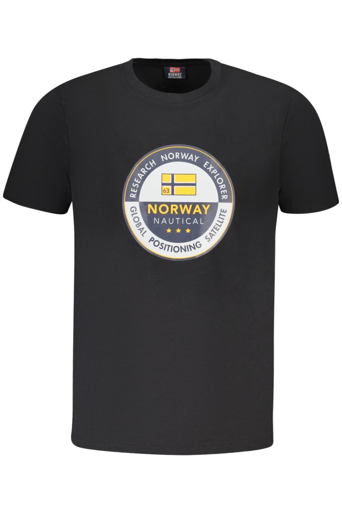 NORWAY 1963 T-SHIRT MANICHE CORTE UOMO NERO