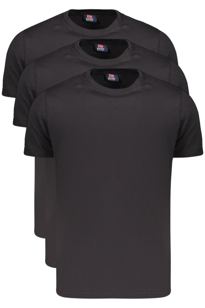 NORWAY 1963 T-SHIRT MANICHE CORTE UOMO NERO