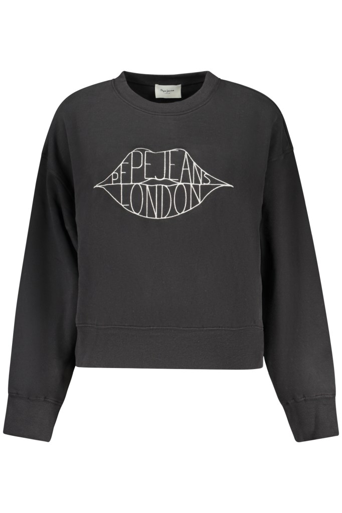 PEPE JEANS FELPA SENZA ZIP DONNA NERO