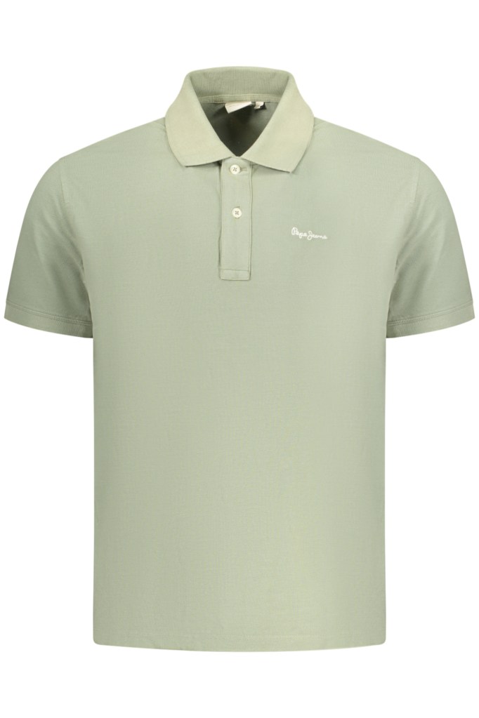 PEPE JEANS POLO MANICHE CORTE UOMO VERDE
