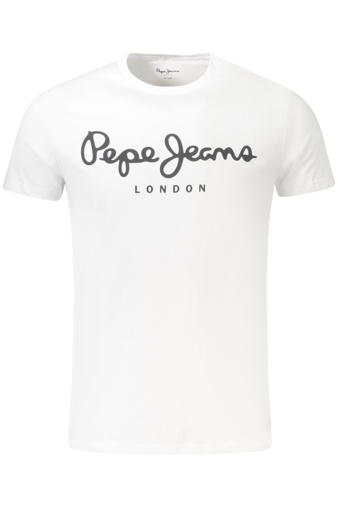 PEPE JEANS T-SHIRT MANICHE CORTE UOMO BIANCO