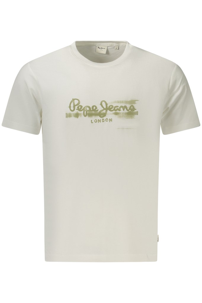PEPE JEANS T-SHIRT MANICHE CORTE UOMO BIANCO