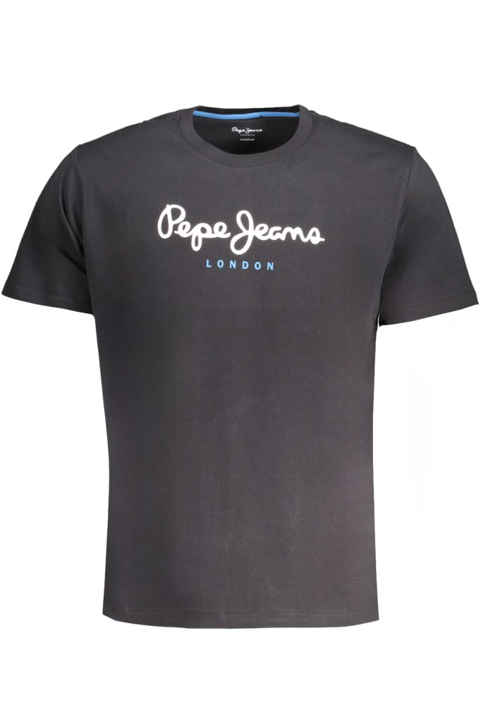 PEPE JEANS T-SHIRT MANICHE CORTE UOMO NERO