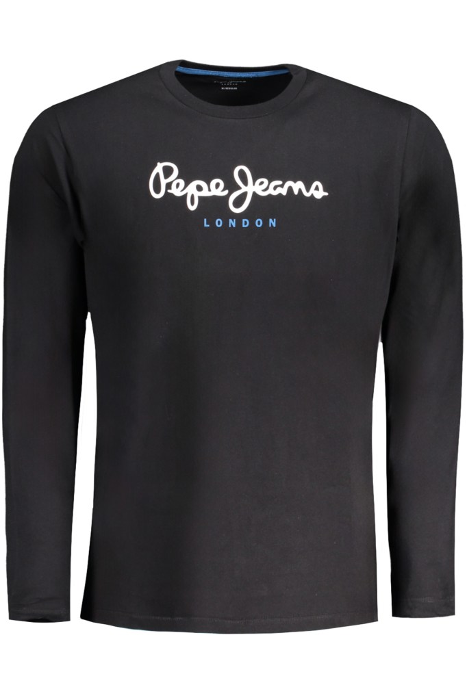 PEPE JEANS T-SHIRT MANICHE LUNGHE UOMO NERO
