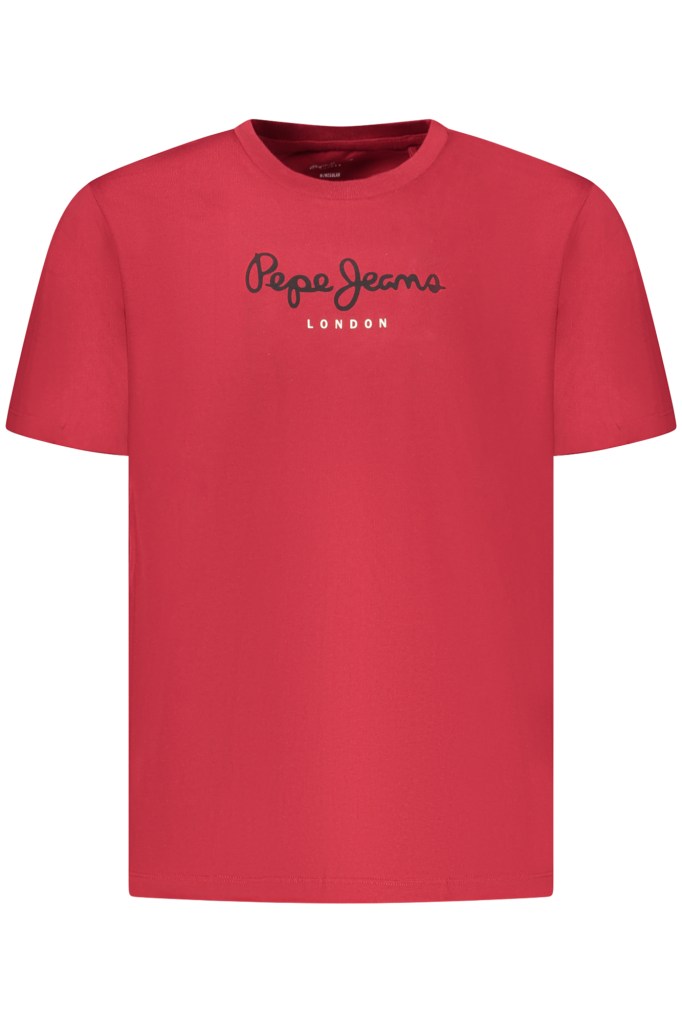 PEPE JEANS T-SHIRT MANICHE CORTE UOMO ROSSO