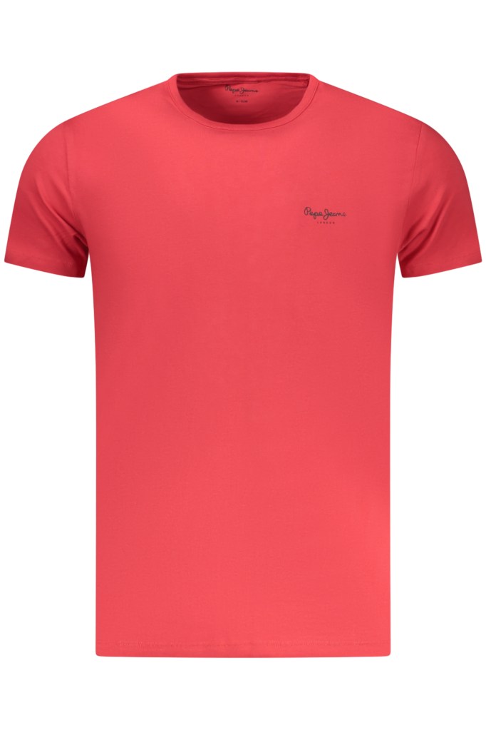 PEPE JEANS T-SHIRT MANICHE CORTE UOMO ROSSO