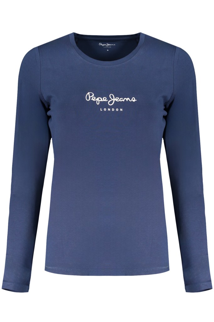 PEPE JEANS T-SHIRT MANICHE LUNGHE DONNA BLU