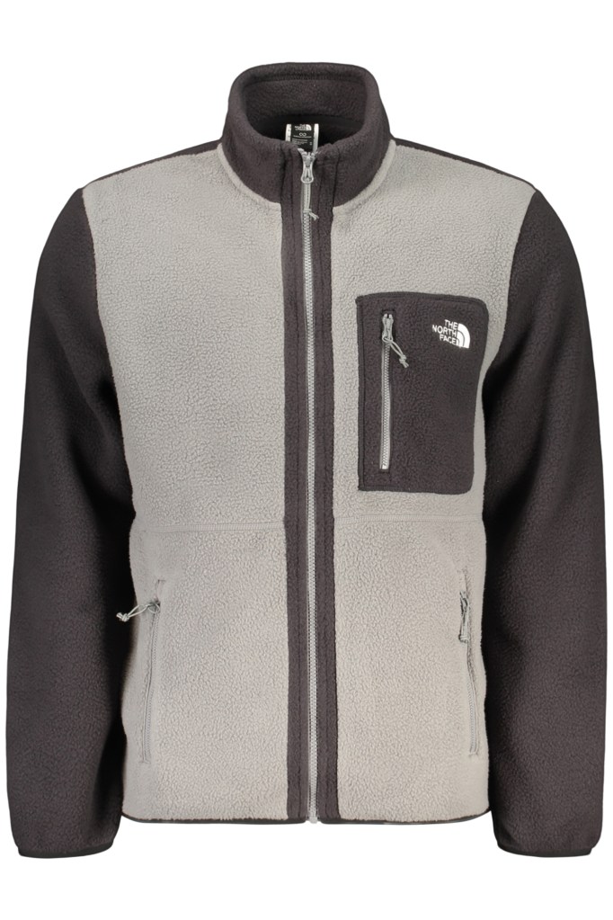 THE NORTH FACE FELPA CON ZIP UOMO GRIGIO