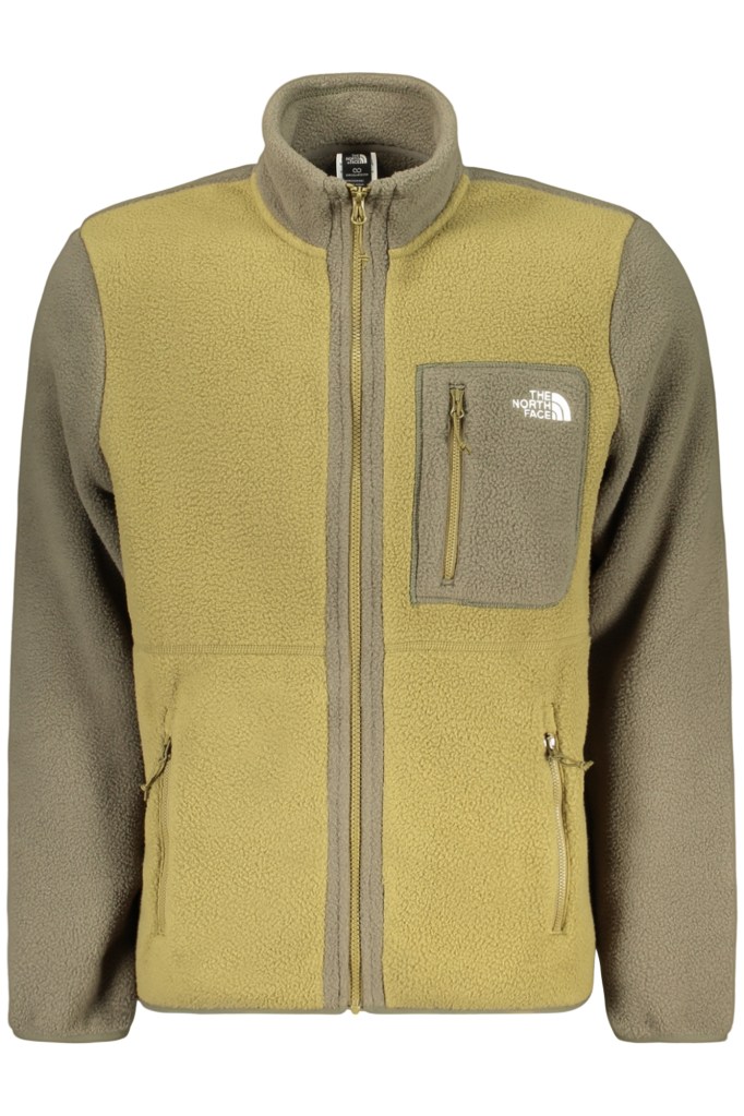 THE NORTH FACE FELPA CON ZIP UOMO VERDE
